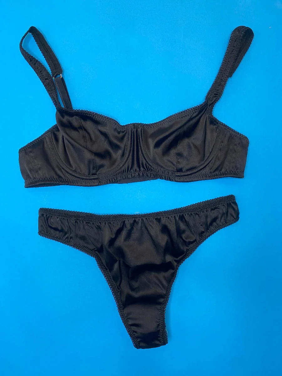 Araks: Grier Silk Thong - Black - Image 3