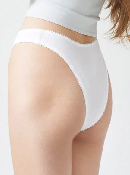 Hello Beautiful: French Cut Panty - White - Image 4