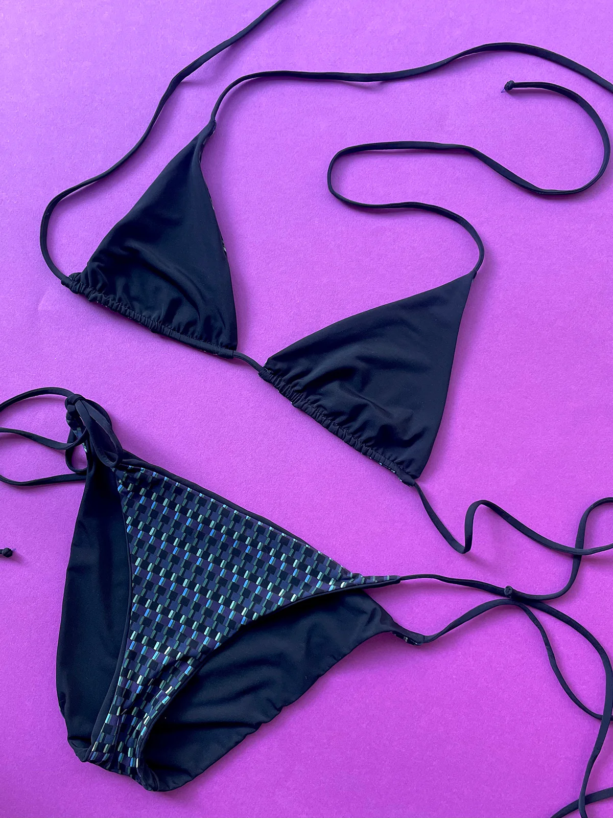 Siyu: Leila Reversible Tie Side Bikini Bottom -  L, XL - Image 3