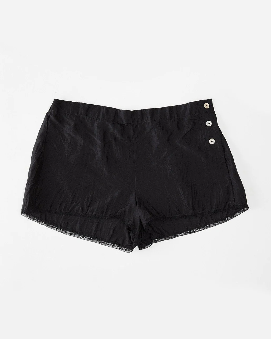 Work of Fiction: Faye Silk Habotai Tap Pant - M, Last One! - Image 4